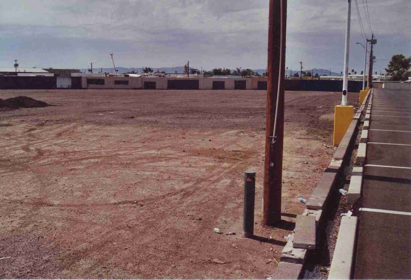 The lot as it looks today next to K-Mart