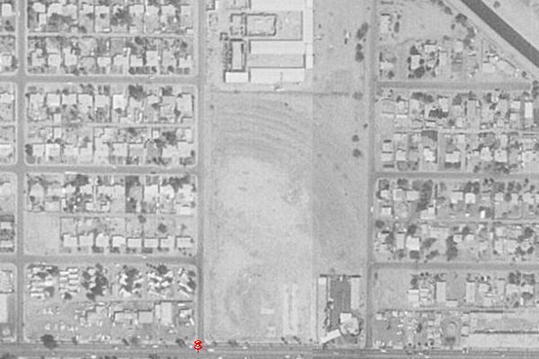 topo ariel view of location of now-gone Phoenix