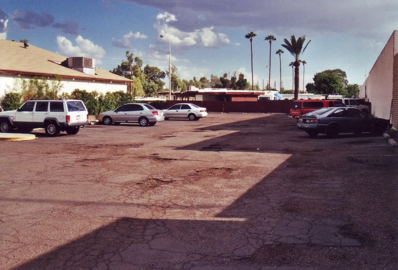 Another view of the trailer park a little more to the west of the street