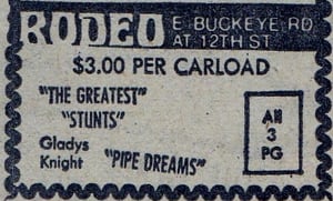 AZ Republic newspaper Ad for a triple feature at the Rodeo Drive-In in Phoenix Arizona. This ad is from 1977