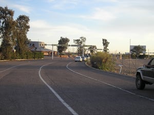 Driving up to the Scottsdale 6.