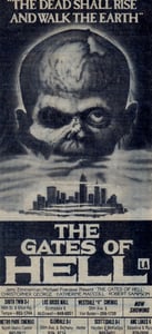 AZ Republic newspaper Ad for Italys Lucio Fulcis graphic horror film THE GATES OF HELL from 1983. Originally known as CITY OF THE LIVING DEAD.  At the bottom of the Ad you can see it played at the South Twin 12 Drive In Tempe AZ