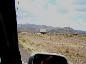 Screen from Hwy 78, looking southwest