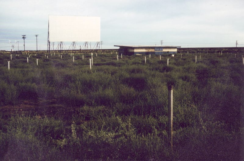 In 1994, the field has been a lot more overgrown than 4 years later