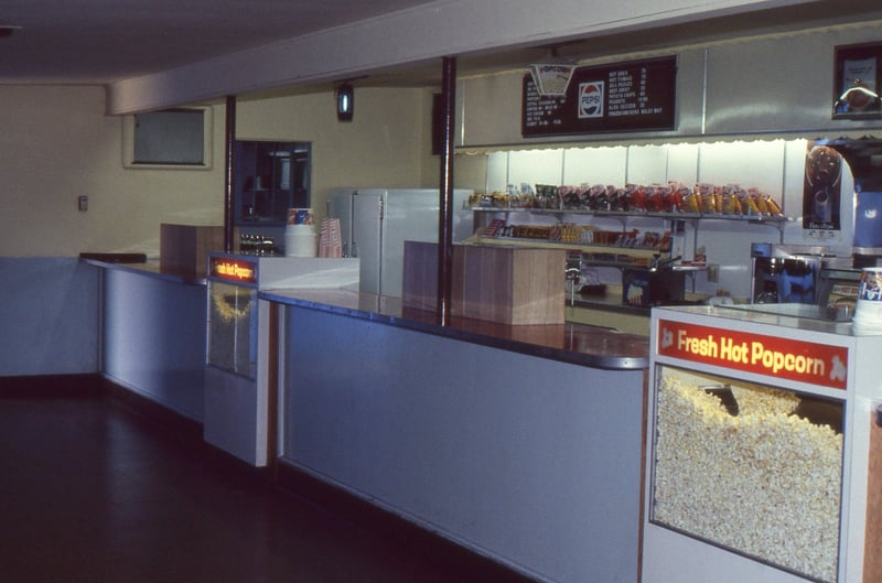 inside of snack bar