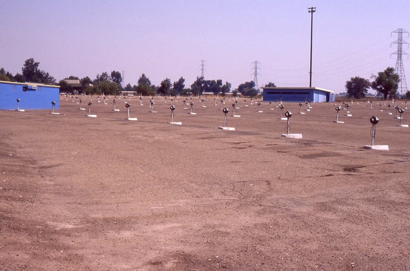 This shot shows how big this place really was, it held 1500 cars and had 2 snack bars