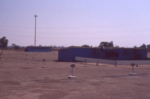 Front of snack bar and projection booth