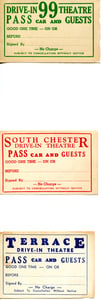 Passes used at our theaters
