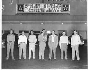 My dad, Jeff Lewis (at far left) and some of his partners