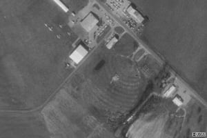 topographic map of where the drive-in stood