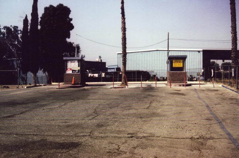 Ticket booths still in good shape