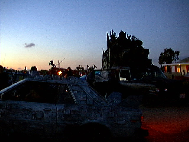 ArtCars at the drive-in