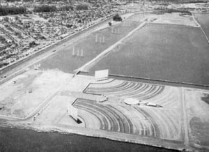 An aerial view of the Burlingame and Peninsula.