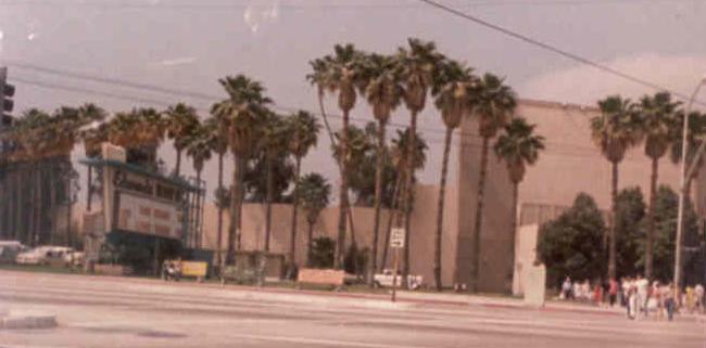 view of screen and marquee from across the street