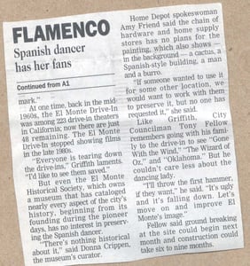 newspaper article