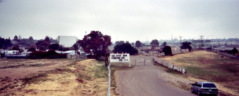 Panoramic view of the entrance with marquee