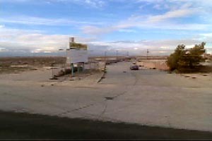 Lancaster Drive-In marquee from the 1985 movie "Spies Like Us"