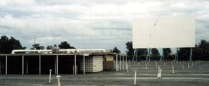 Screen and snack bar. Beautiful gravel lot. building.