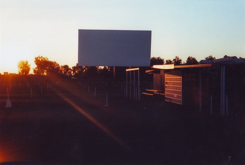 Sunrise at the drive-in