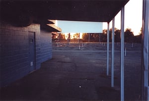 Sunrise at the drive-in