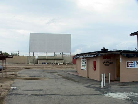 screen and concession stand