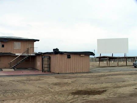 screen and concession/projection building