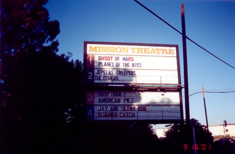 marquee and original screen tower(which no longer stands)