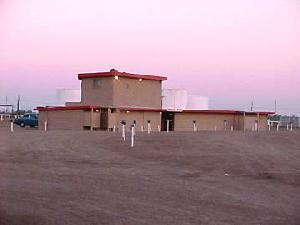 projection booth/restrooms/concession stand