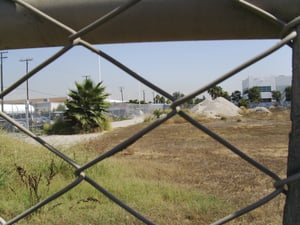 Only remaining trace of the Drive-in is this strip of the entrance driveway.