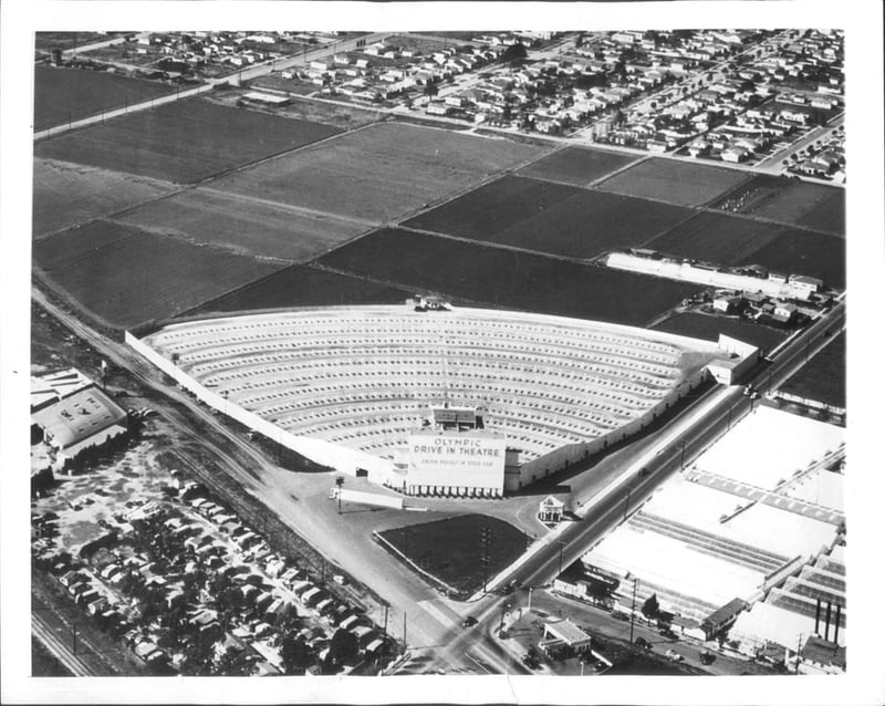 Olympic Drive-In in Los Angeles, California,