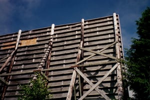 I would not want to climb up here for maintenance!