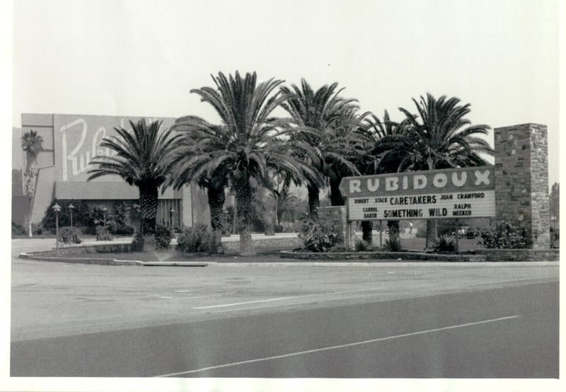 marquee and screen tower; taken in 1962
