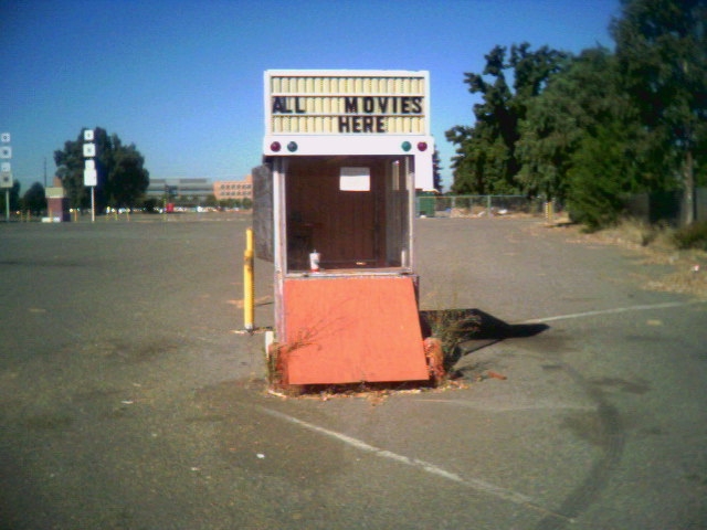 The only Box Office that's not boarded up.