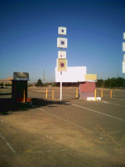 2 Box Offices boarded up.