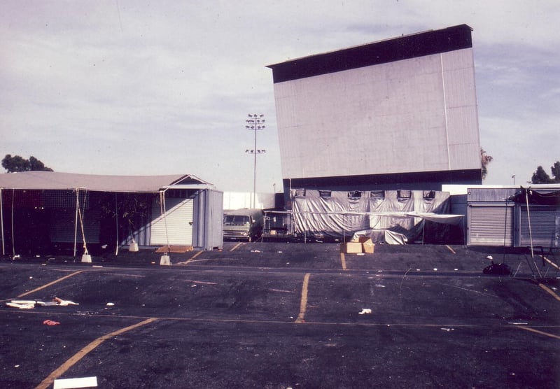 Lot during clean-up of swap meet