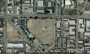 Google Earth image of former site