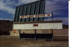 Marquee and back of screen 1