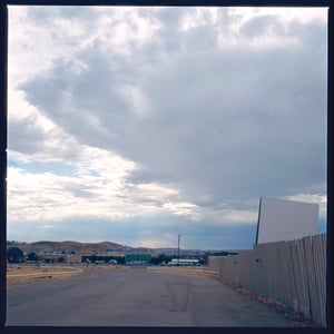 the screen of the skyline drive-in, barstow, california.