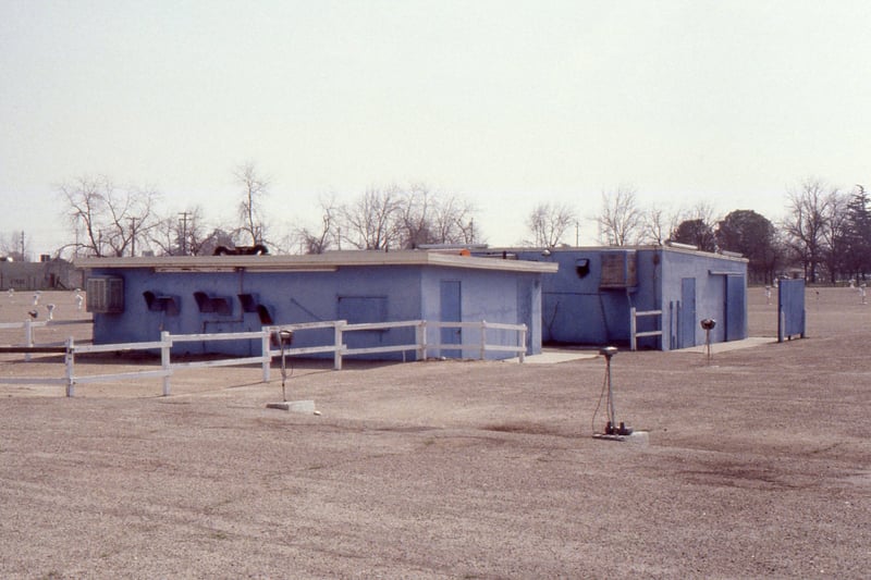 projection booth and snack bar