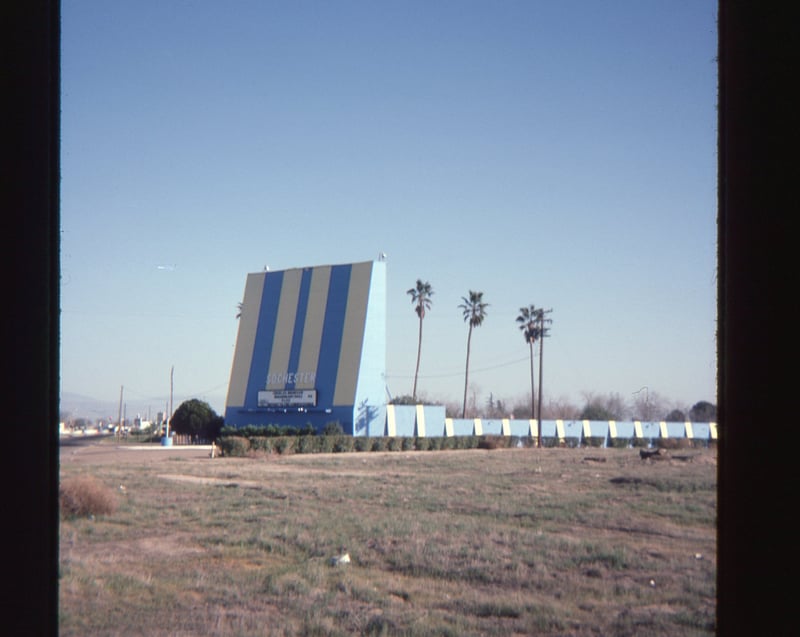 Distant shot of the theater