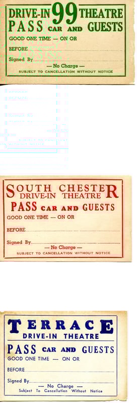 passes for the 3 theaters.