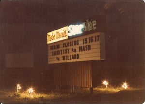 Final show at the Star Vue Drive In