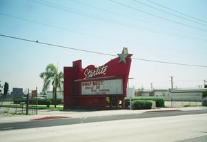 OTHER SIDE OF MARQUEE TO THE STARLITE S.EL MONTE.