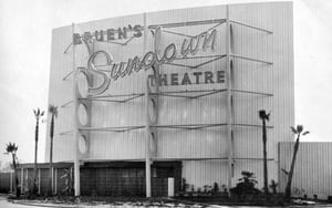 screen tower and marquee