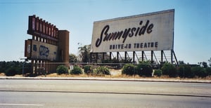 Classic marquee  screen tower.