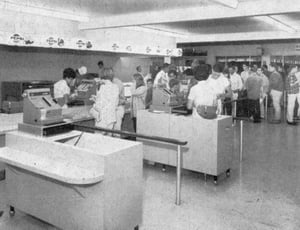 The concessions interior of the Thunderbird.