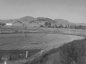 Photo taken from the Vallejo Speedway, you can see the UA Crescent screen to the left.