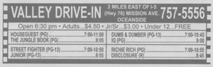 Advertisement from January 18, 1995.  Interesting double feature: "Richie Rich" with "Disclosure"!