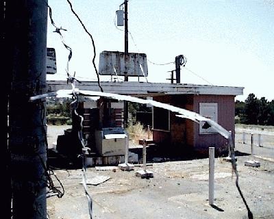 Ticket Booths and entry driveway, both long gone.