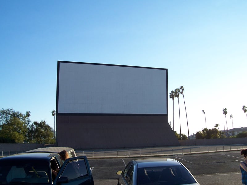 This is Screen #2 at the Van Buren, the original screen from when the drive-in opened and the largest of the 3 screens at the theater.